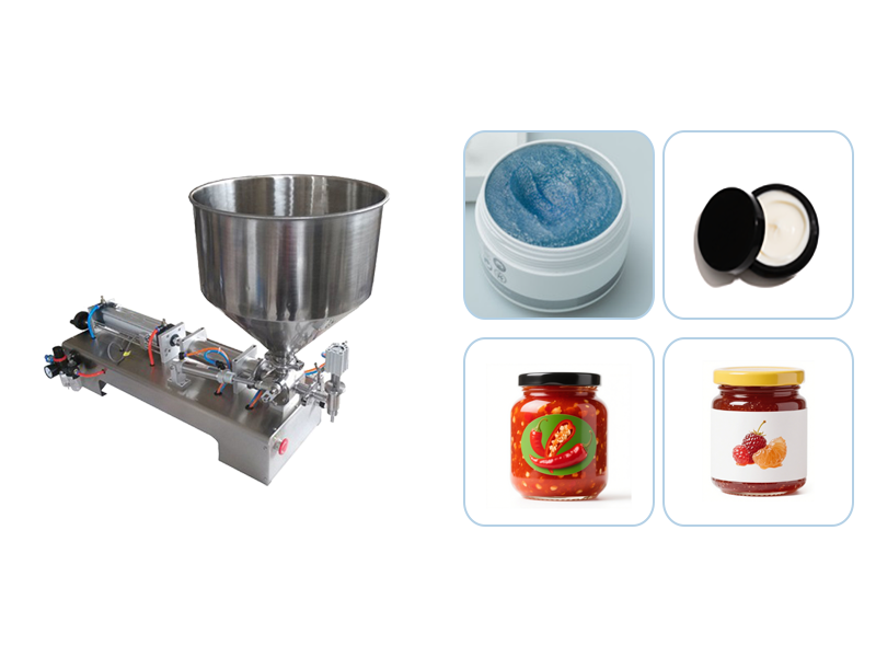 半自動(dòng)膏體灌裝機(jī)：氣動(dòng)精準(zhǔn)計(jì)量，無滴漏易清洗
